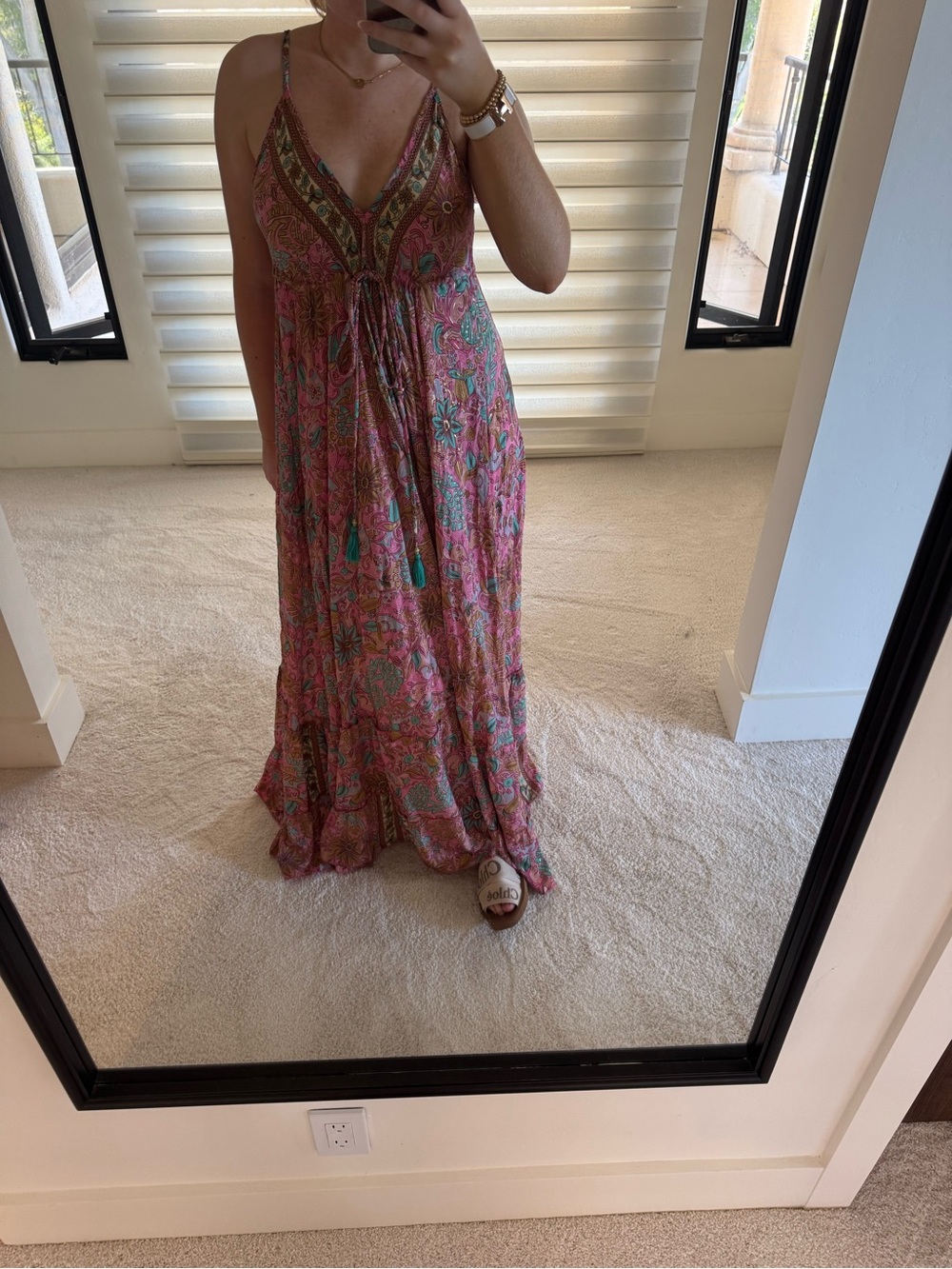 Handmade Italian boho dress bought in Taormina Italy